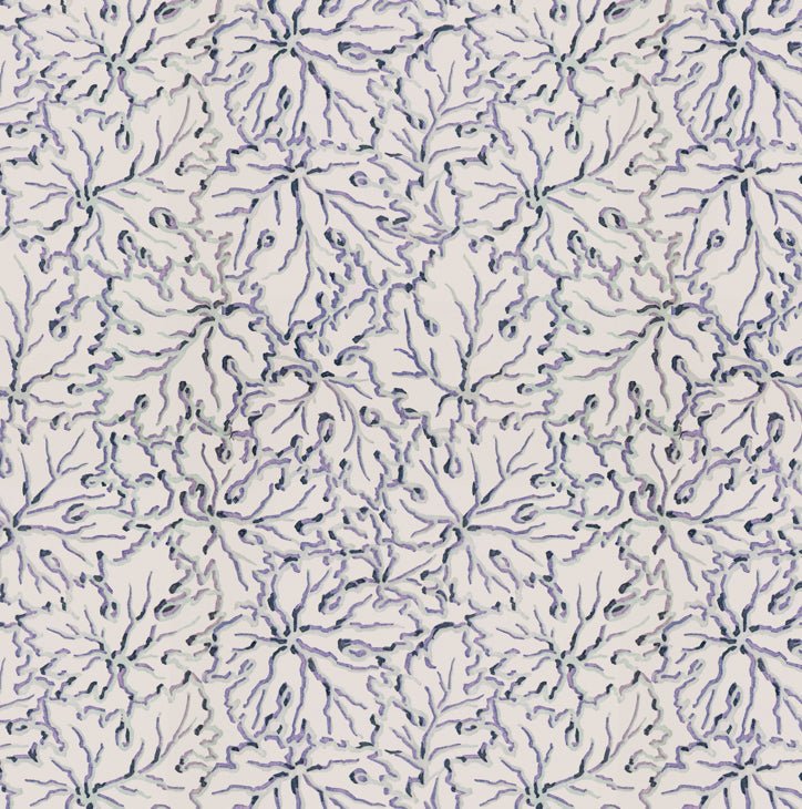 Ethereal Leaves - in Misty - Wallpaper