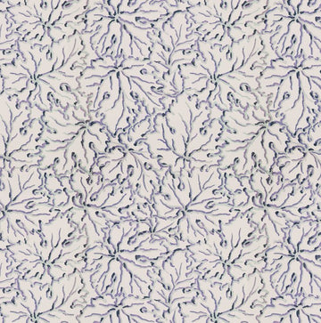 Ethereal Leaves - in Misty - Wallpaper