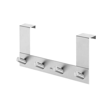 Exit Premium Brushed Stainless Steel Door Hook Rack