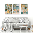 Extra Large Pictures For Living Room | Set of 3 Italian Lifestyle Wall art Prints