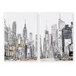 Extra Large Posters For Walls | Set of 2 Urban Skyscrapers Wall art Prints