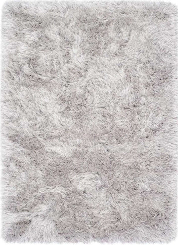 Extravagance Silver Grey Shaggy Rug