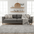 Extravagance Silver Grey Shaggy Rug