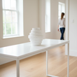 Fabia White Small Vase