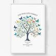 Family Tree Art | Set of 1 Botanical Wall art Prints