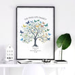 Family Tree Art | Set of 1 Botanical Wall art Prints