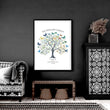 Family Tree Art | Set of 1 Botanical Wall art Prints