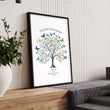 Family Tree Art | Set of 1 Botanical Wall art Prints