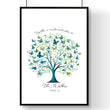 Family Tree Print | Set of 1 Botanical Wall art Prints