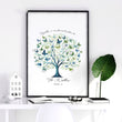 Family Tree Print | Set of 1 Botanical Wall art Prints