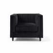Farah Black Velvet Chair