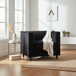 Farah Black Velvet Chair