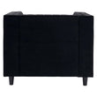 Farah Black Velvet Chair