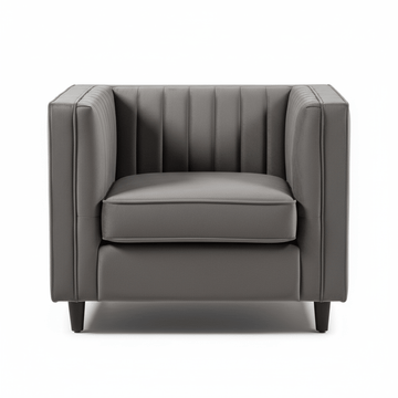 Farah Grey Velvet Chair