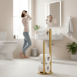 Fay Gold Finish Toilet Roll Holder