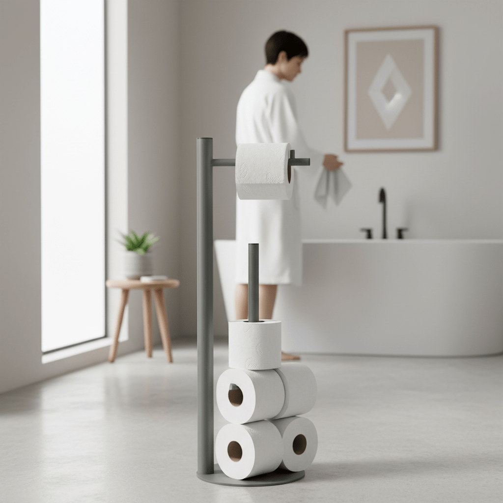 Fay Grey Toilet Roll Holder