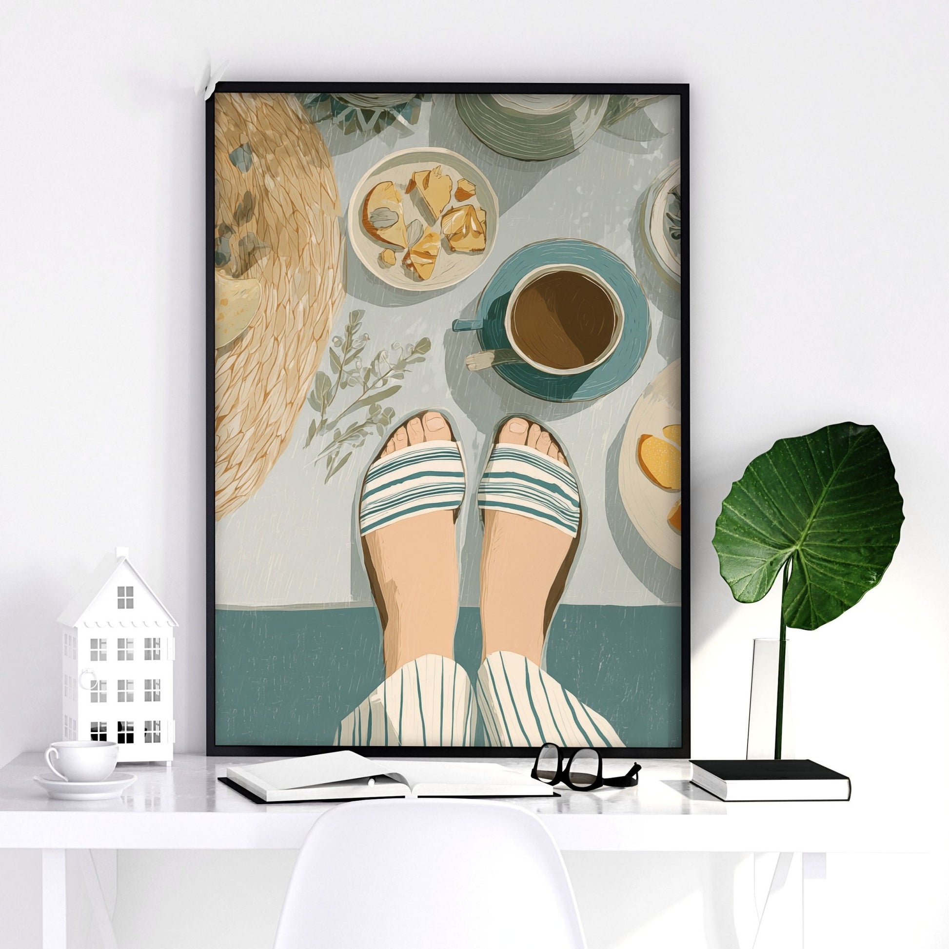 Feature Wall Art | Set of 3 Italian Lifestyle Wall art Prints