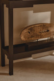 Fidel Natual Mango Wood Slice Sculpture