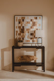 Fidel Natual Mango Wood Slice Sculpture