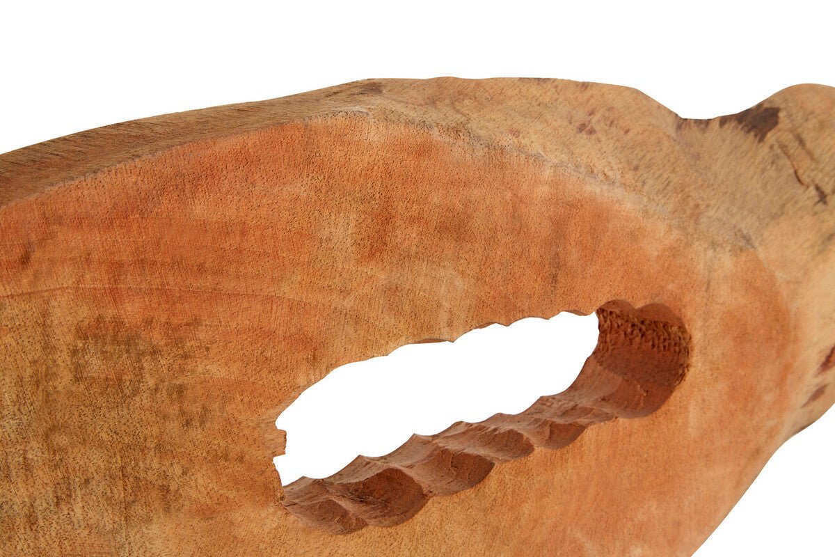 Fidel Natual Mango Wood Slice Sculpture