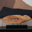 Fidel Natual Mango Wood Slice Sculpture