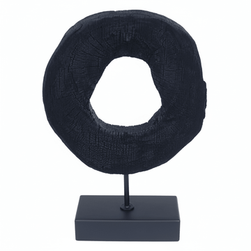 Fidel Small Rustic Mango Wood Sculpture On Stand