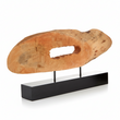 Fidel Natual Mango Wood Slice Sculpture