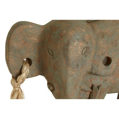Fidra Mango Wood Elephant Sculpture