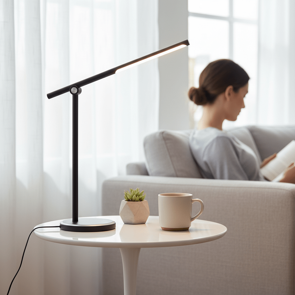 Finley Black Touch Lamp