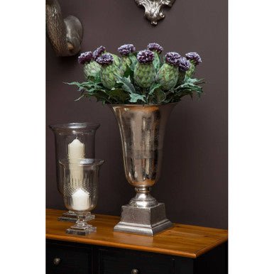 Fiori Artificial flowers 56cm Green And Purple Thistle Stem