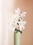 Fiori Artificial flowers Cream Lily Stem