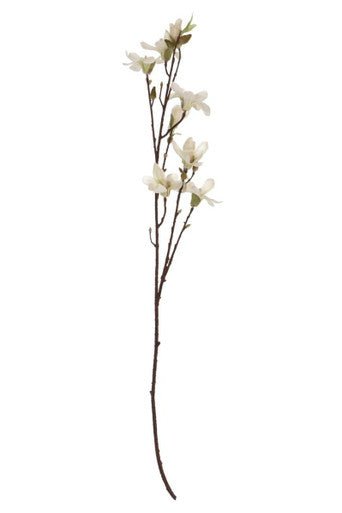 Fiori Artificial flowers Cream Magnolia Stem