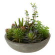 Fiori Mixed Succulent With Stone Effect Pot
