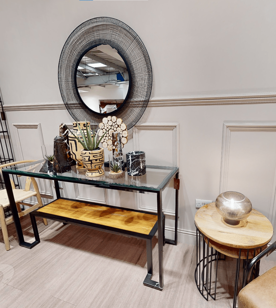 Fiori Small Succulent with Natural Stone Base