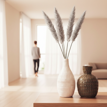 Fiori Grey Feather Stem