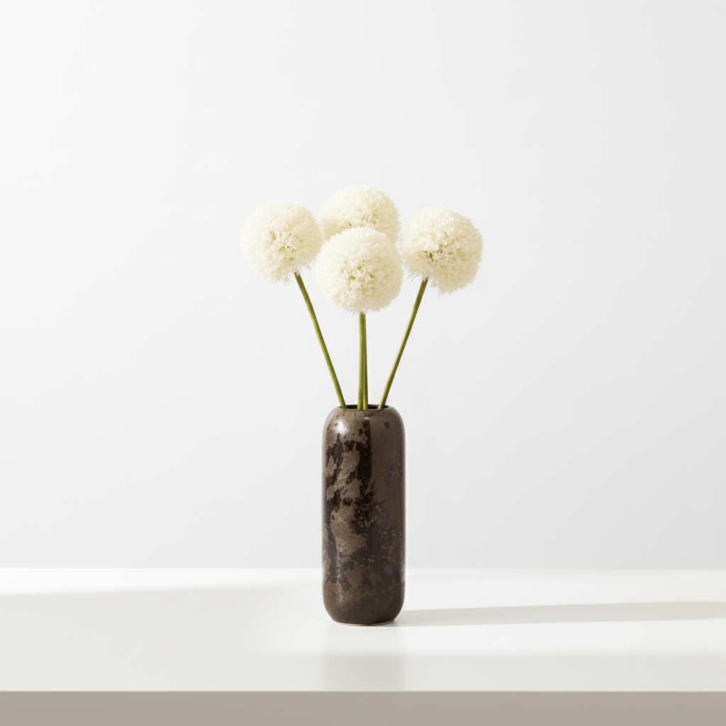Fiori Ivory Faux Allium Stem