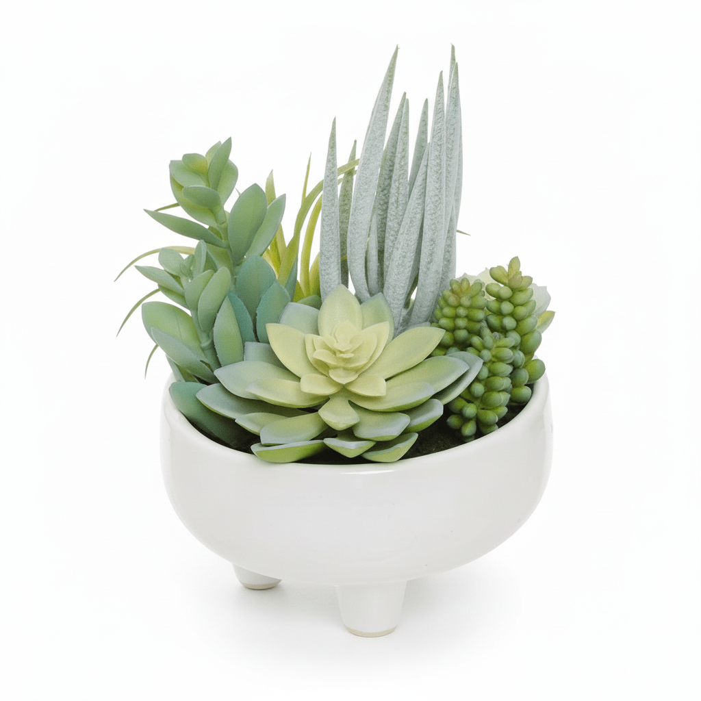 Fiori Mixed Succulents In Large Ceramic Pot