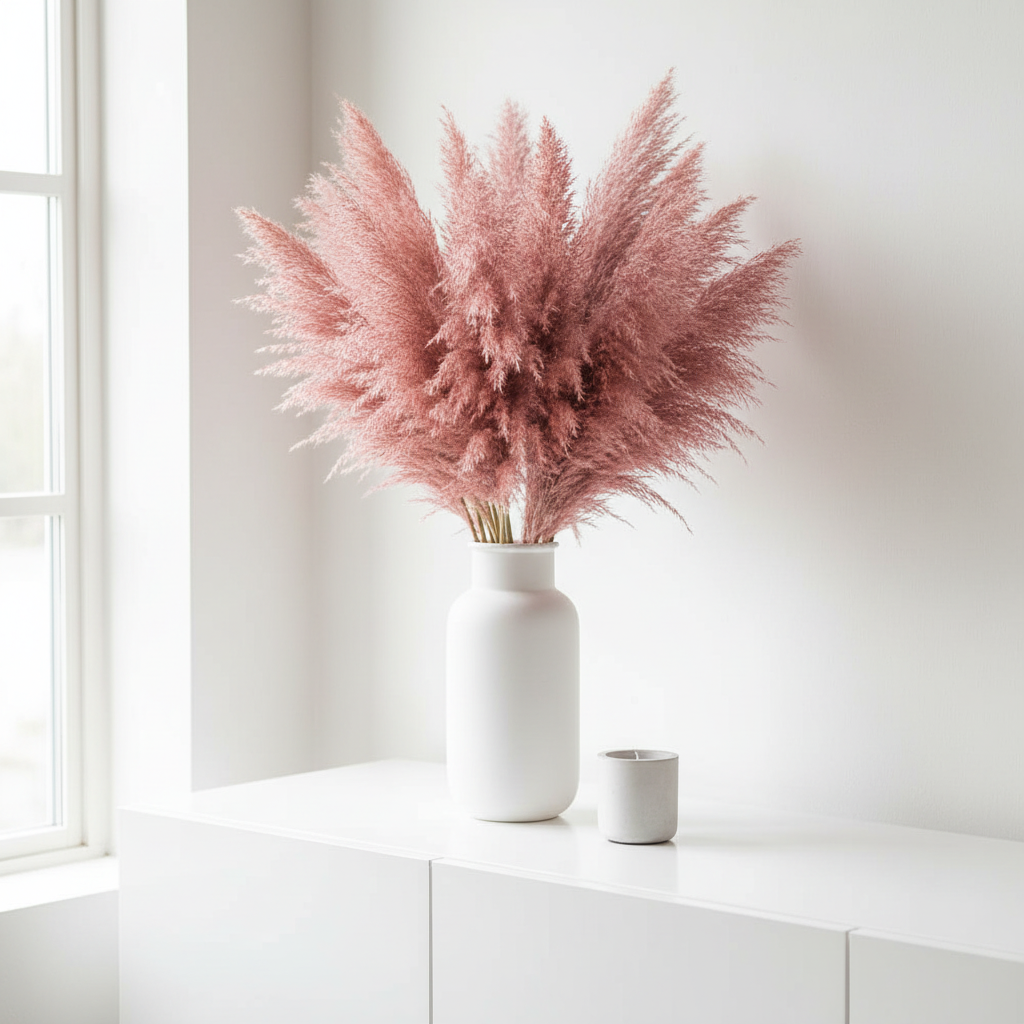 Fiori Pink Stem Pampas Grass