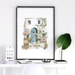 Floral Art for Wall Illustrated Prints | Set of 3