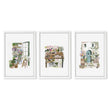 Floral Art for Wall Illustrated Prints | Set of 3