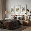 Floral Art for Wall Illustrated wall art displayed on a wall in a styled room — view 2