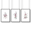 Floral Artwork | Set of 3 wall art prints