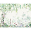 Flower Forest Mural Style Wallpaper