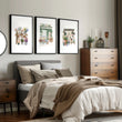 Flower wall art Cottage Flower Shop Watercolour Wall Art displayed on a wall in a styled room — view 9