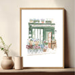 Flowers Art Botanical Flower Shop Watercolour Wall Art Prints | Set of 3
