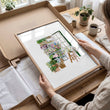Flowers Artwork Botanical Flower Shop Wall Art Prints | Set of 3