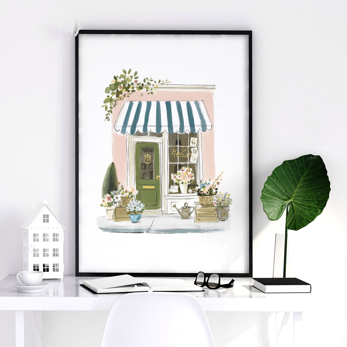 Flowers Artwork Botanical Flower Shop wall art — piece 1 of 3 in the set