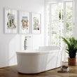 Flowers Artwork Botanical Flower Shop wall art displayed on a wall in a styled room — view 7