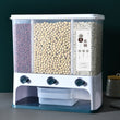 Food Storage Box Plastic Clear Container Wall - mounted Grain Storage Box for Whole Grains Kitchen Storage Container