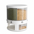 Food Storage Box Rotatable Multi-functional Dividing Rice Bucket Household  Insect and Moisture Proof Grains Organizer